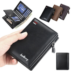 leather wallet, shortwallet, Moda, wallet for men
