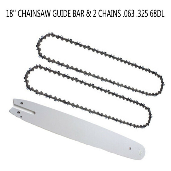 18 Chainsaw Guide Bar 2x Chains For Stihl 023 025 Ms210 Ms230 Ms241 Ms250 Wish