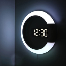 led, Jewelry, Colorful, Clock