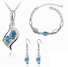 Fashion, Jewelry, Crystal, Diamond Necklace