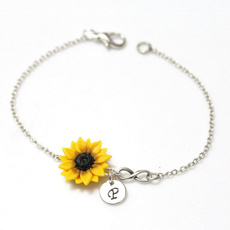 infinity bracelet, Bridesmaid, Flowers, Infinity