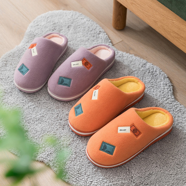 Cotton slip store on slippers