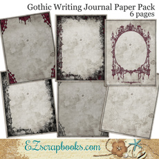 Journal, Paper, gothic, Goth