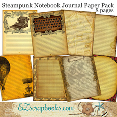 Steampunk, Journal, Paper, Notebook