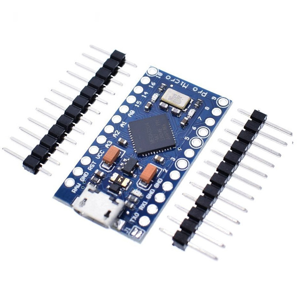 New Pro Micro ATmega32U4 5V 16MHz with 2 Row Pin Header Replace ...