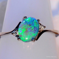 Christmas, Gifts, Silver Ring, opals