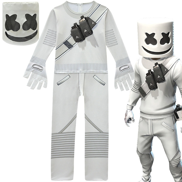 Marshmello costume with full mask - fortnite