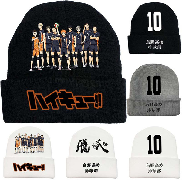 New Anime Haikyuu Beanie Winter Hats 
