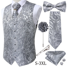 silvergreyvest, boutonniere, Men's vest, vesttieset