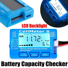 lcd, Capacity, 18650batterie, batterycapacitychecker