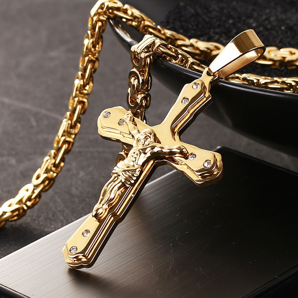 Men's Orthodox Cross Necklace | Armans Fine Jewellery