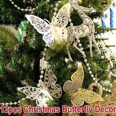 butterfly, party, Christmas, Tree