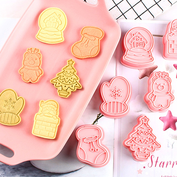 6pcs Children's Silicone Baking Tools Set Cake Making Molds