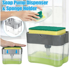 spongecleaner, Kitchen & Dining, portable, soappumpdispenserspongeholder