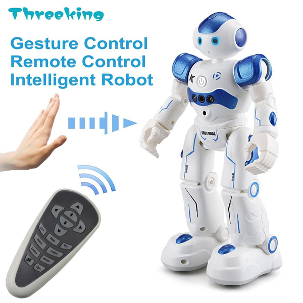 Blue Smart Robot Toys Remote Control Robot Nice Gift for Boys Girls kids 