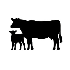 cow, Farm, Cars, Stickers