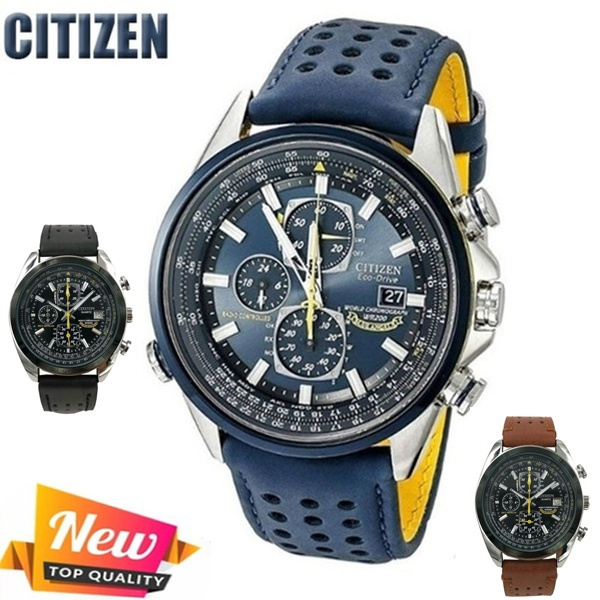 CITIZEN Automatic Quatz Watches Blue Angels World Chronograph Men s Watch