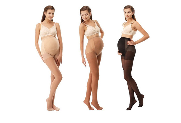 Hot Beautiful Lady Maternity Compression High Waist Socks Pregnancy Support  Leggings Stockings
