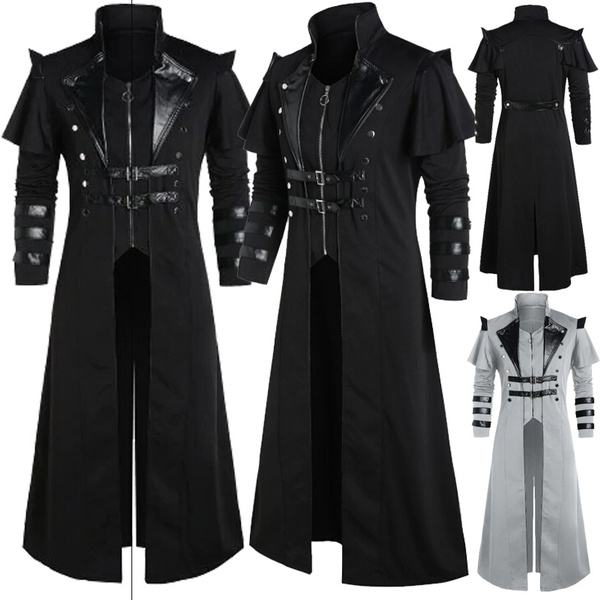 Gothic Manteau Grande Taille Les dessus Outwear Costume Steampunk moyen âge 