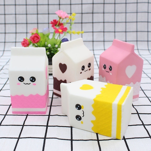 Demon Play automat Prøve Cute Jumbo Squishy Milk Carton Box Wholesalers Slow Rising Scented Squeeze  Toys Stress Relief Toys | Wish