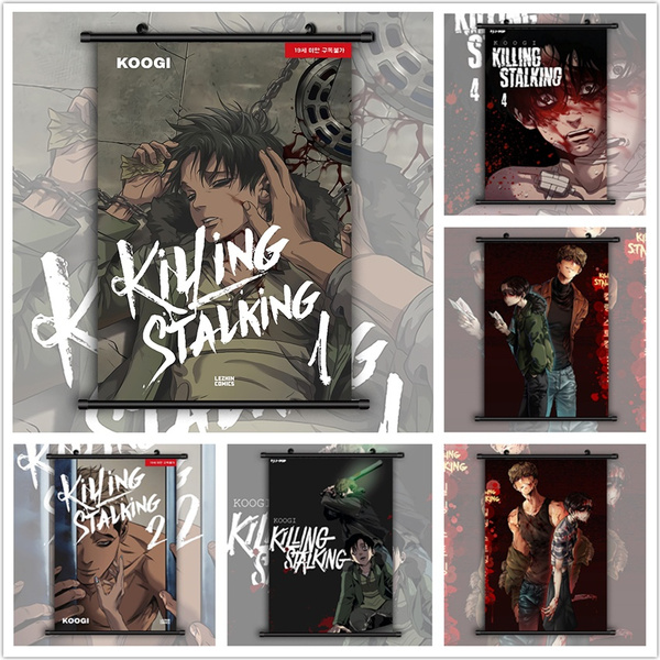 Killing Stalking Oh Sangwoo Yoon Bum Print Wall Art Poster Scroll