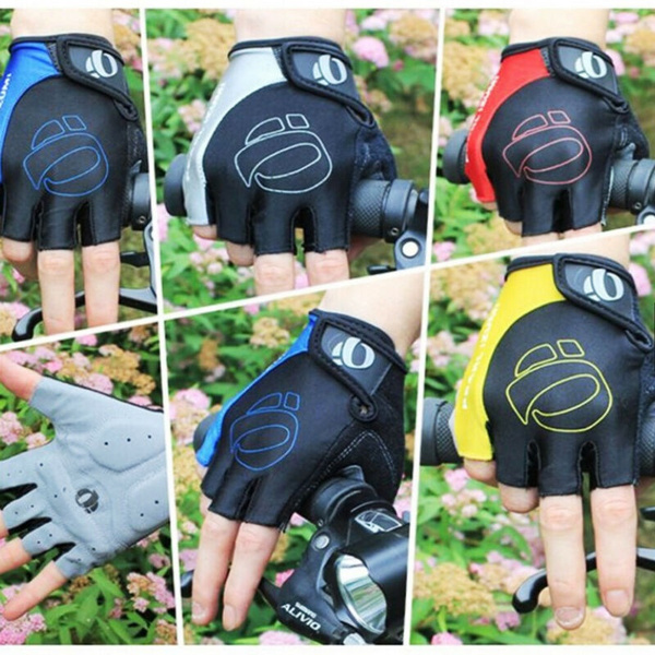 1 Pair Cycling Gloves Fingerless Windproof Half Finger MTB Road Bike