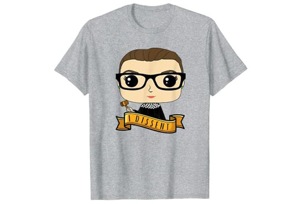 I Dissent Feminist T-Shirt Cute RBG Ruth Bader Ginsburg