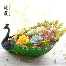 peacock, Flowers, peacockpot, Gifts