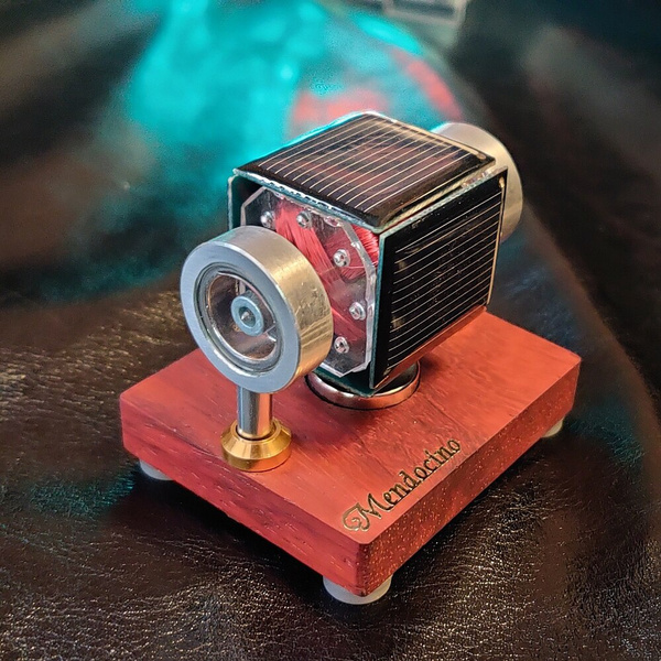 Mendocino solar motor DIY solar free energy science physics educational ...