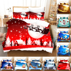 merrychristmasserie, Decor, Christmas, quiltcover