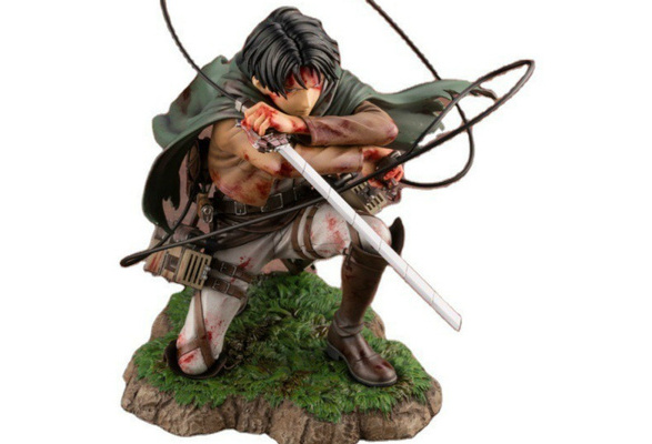21 New Attack On Titan Artfx J Levi Ackerman Fortitude Ver Action Figure Toy Brinquedos Figurals Collection Model Gift Toy Model Model Toys Wish
