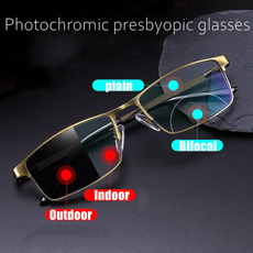 Glasses for Mens, goldmetalframeglasse, bifocalreadingglasse, presbyopia