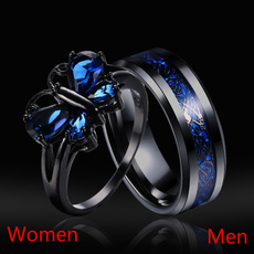 Couple Rings, butterfly, butterflyring, wedding ring