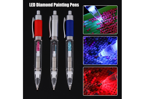 Diamond Painting LED Light Drill Pen Tool DIY Cross Stitch Embroidery Accessory 