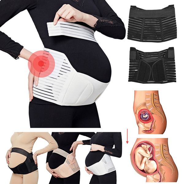 Women Adjustable Breathable Pregnancy Belly Belt Prenatal Care Athletic  Bandage Girdle Maternity Underbust Pregnant Support Belt