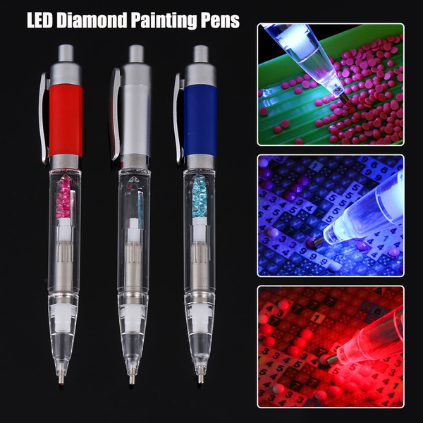 Cross Stitch Point Drill Pen Diamond Painting Tool Lighting 5D Diamond Painting