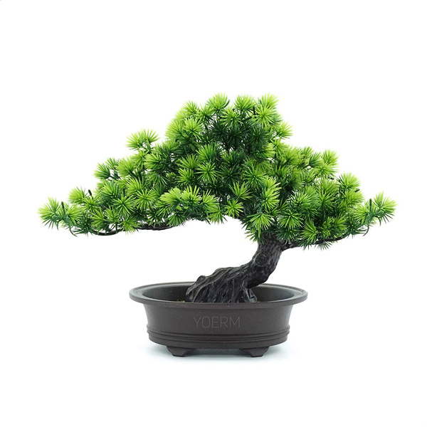 Artificial Bonsai Juniper Tree for Home Office Indoor Showcase Decor | Wish