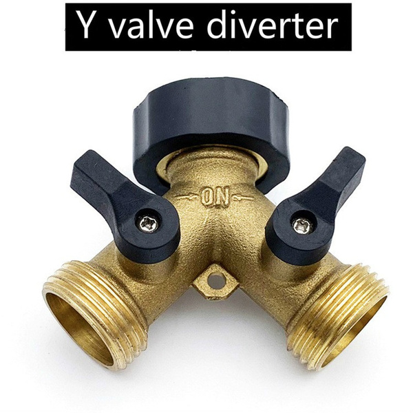 3/4" Washing Machine Faucet Nipple Y Valve Diverting Water Separator