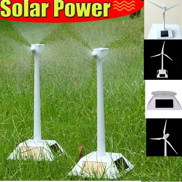 2 Types Desktop Model Solar Powered Windmills Wind Turbine3d Windmill 2 Types Desktop Model Solar Powered Windmills Wind Turbine3d Windmill
