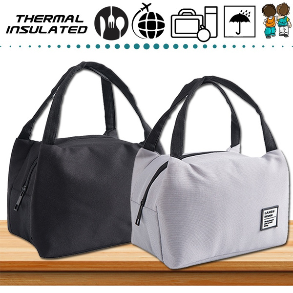 Thermal Insulated Lunch Box Tote Cooler Bag Bento Pouch Lunch Container Case