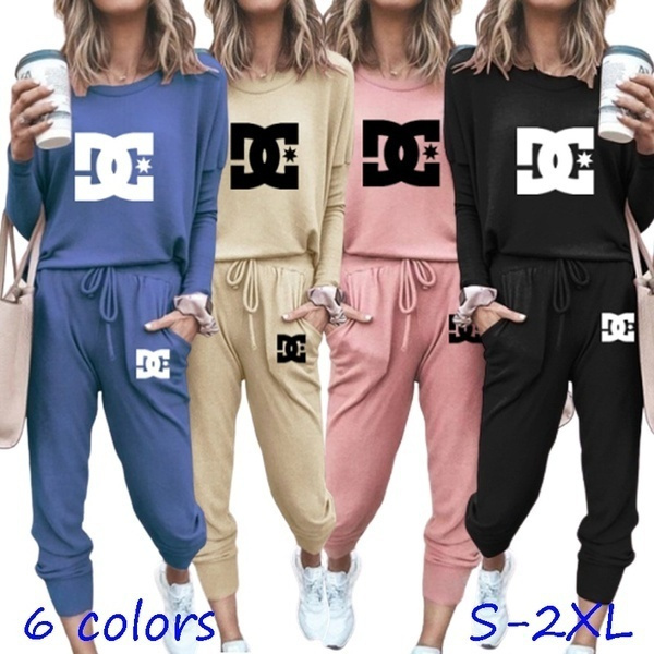 New Women Fashion Loungewear Sets Two Piece Outfit Spring Autumn