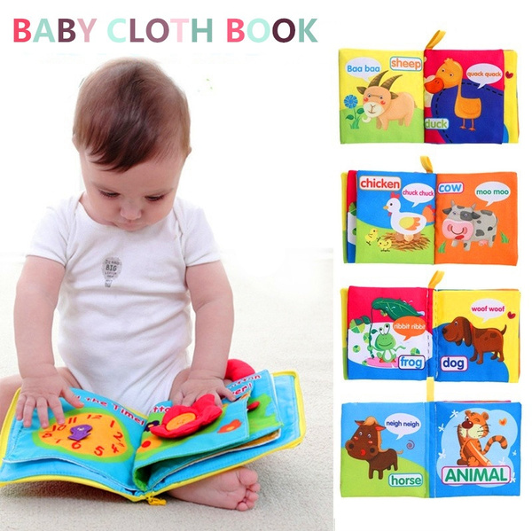 Soft Cloth Baby Learning Book Kids Infant Intelligence Developmental Toy Soft Cloth Baby Learning Book Kids Infant Intelligence Developmental Toy