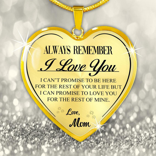 Wife Valentine Gift Birthday Gift Necklace Name Stronger Than Seem Smarter Than Think Braver Than Believe Love Husband Loved Than Know to My Jalisa Always Remember That I Love You