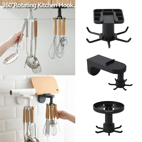 Kitchen Hook Organizer Bathroom Hanger Wall Dish Drying Rack