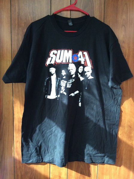 Sum 41 Tour 2016 Tour Black T-Shirt | Wish