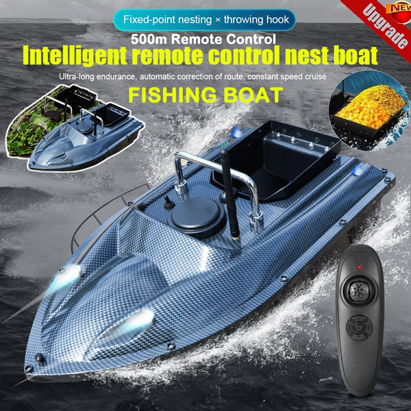 New] 500m Smart Remote Control Boat Fish Hunter Fishing Bait Boat