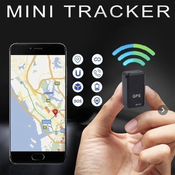 GF-07/GT07 Mini GPS Real Time Car Locator Tracker Magnetic GSM/GPRS Tracking  Device Spy Gps Locator System for Car Motorcycle Truck Kids Teens Old  2Types (GT07 does not have GPS function)