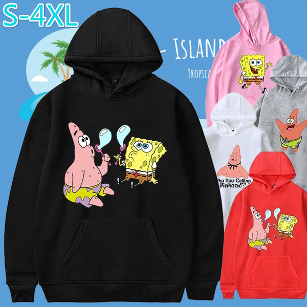 New Fashion Spongebob Women Men Hoodies Pullovers Sweatshirts Cartoon Sweatshirt Hoodie Autumn and Winter Clothes