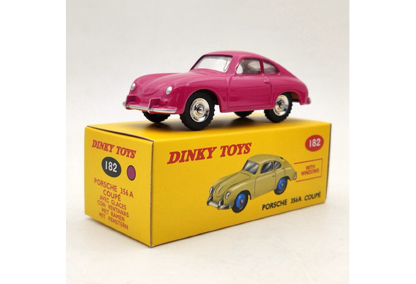 182 Porsche 356a coupé-dinky toys pink car deagostini miniature model car 