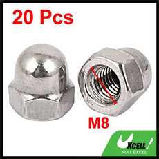 Steel, Stainless, Head, Cap